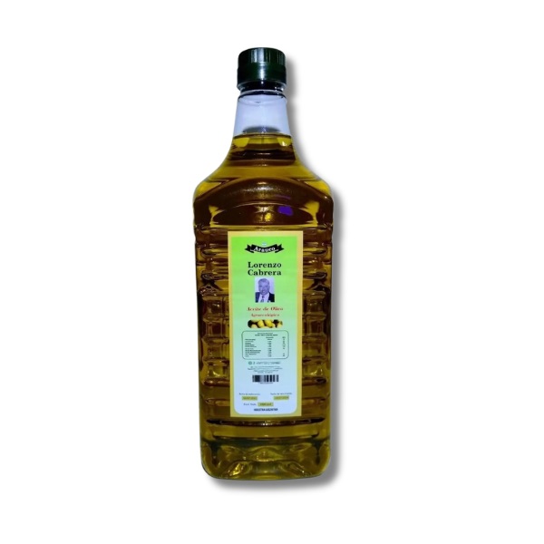 Aceite de Oliva Agroecológico Lorenzo Cabrera 2 Litros
