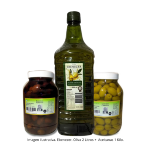 Oferta - Oliva Ebenezer 2 Litros + 1 Kg Aceituna (Verde o Negra)